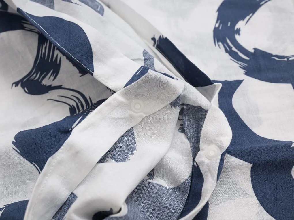 Lenjerie de pat MAGIC SKY alb-albastru din bumbac Dimensiune lenjerie de pat: 70 x 90 cm | 140 x 200 cm