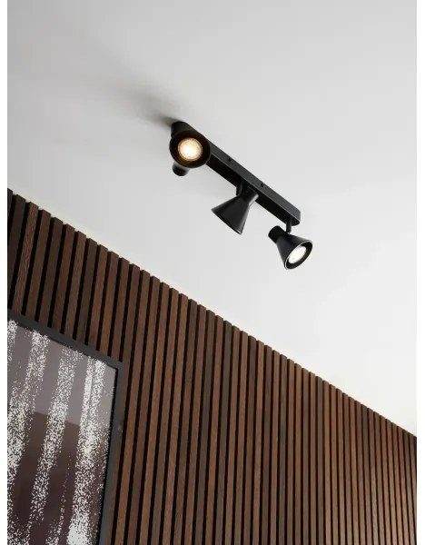 Nordlux - Lampă spot EIK 3x GU10/35W/230V, negru