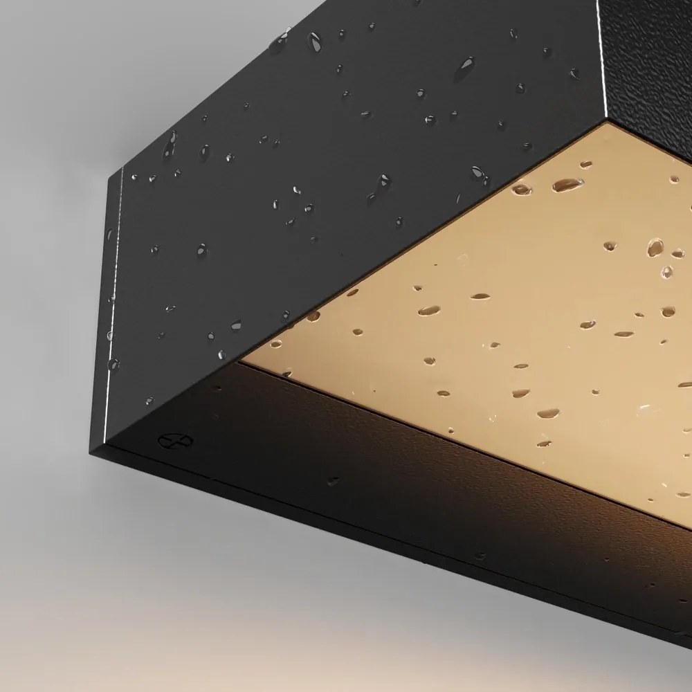 Aplica LED ambientala pentru exterior IP65 Lot grafit