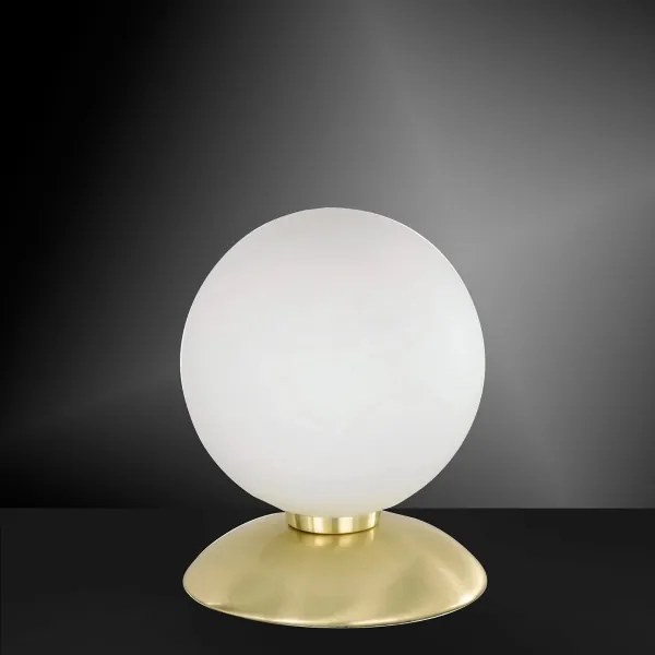 Paul Neuhaus 4437-60 - Lampă de masă BUBBA cu dimmer tactil, 1xG9/28W/230V, aurie