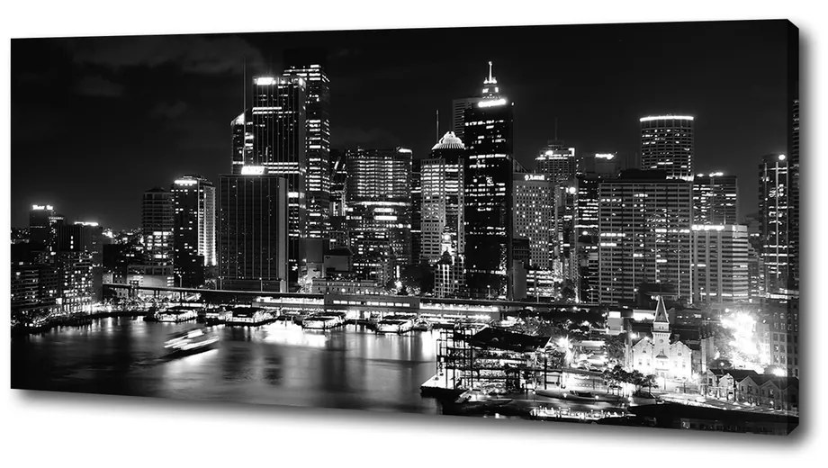 Tablou pe pânză canvas Sydney pe timp de noapte