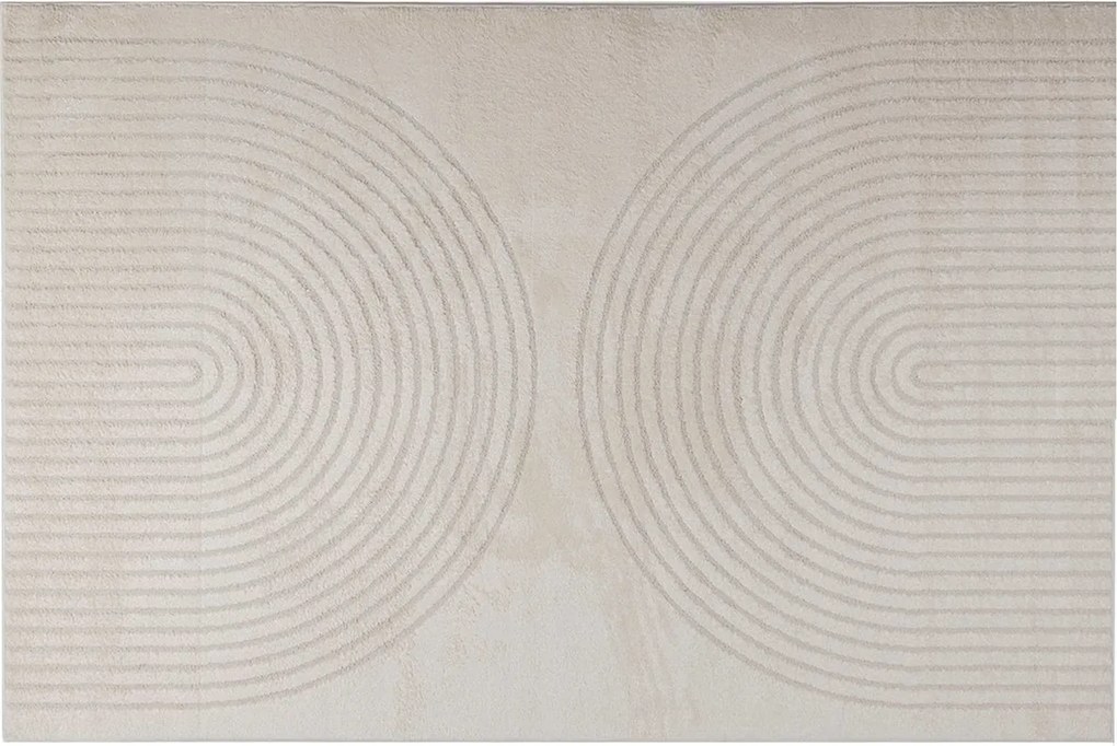 vidaXL Covoare de zonă GALATI Crem 170 x 120 cm Poliester