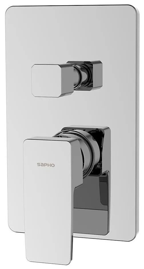 Sapho - Baterie de duș incastrată TURSI crom lucios