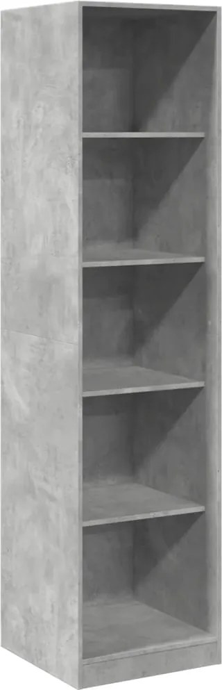 vidaXL Șifonier, gri beton, 50x50x200 cm, PAL