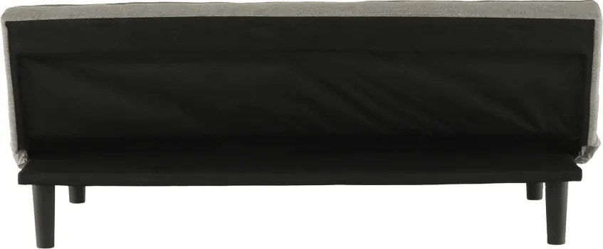 Canapea extensibilă, gri/negru, ZELDA NEW