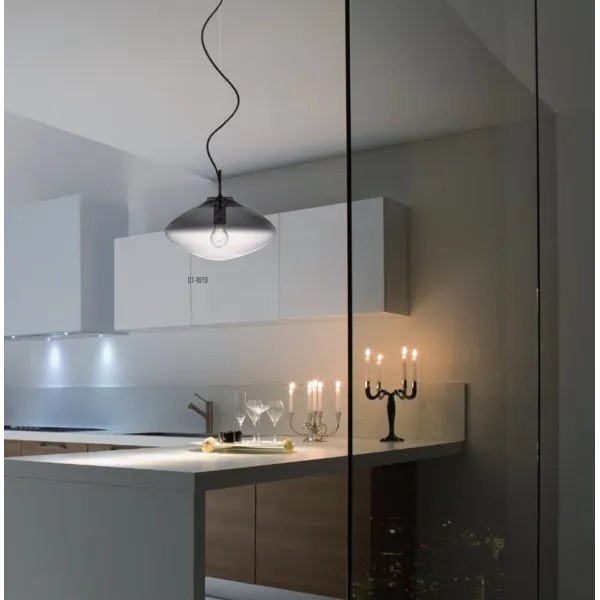 Lustră pe cablu ABSOLUTE 1xE27/42W/230V gri Redo 01-1619