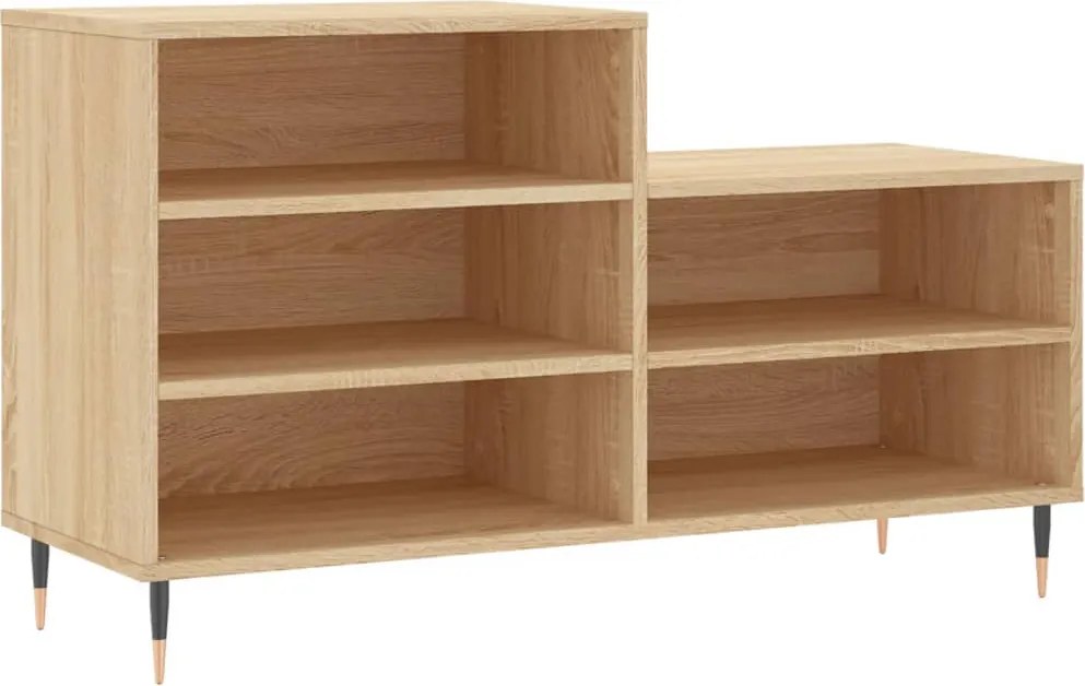 vidaXL Pantofar, stejar sonoma, 102x36x60 cm, lemn prelucrat