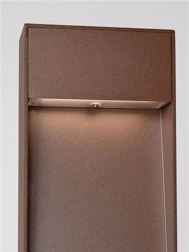 Stalp LED iluminat exterior IP65 MOLAT Corten H-60cm