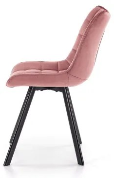 Scaun de dining COMORO, 1 buc., roz