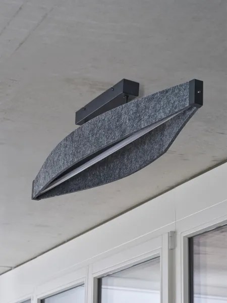 Osram DECOR FLAT - Plafonieră aplicată LED, 23W/230V, gri