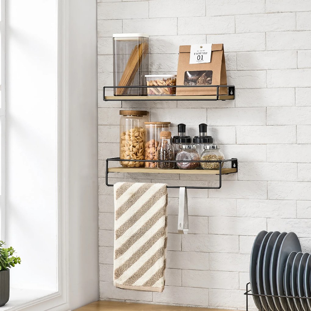 Etajere de perete TAYLOR ARTISAN 40x15,5 cm, set 2 bucati