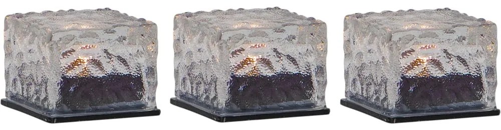 Set 3 lumânări solare pentru exterior Best Season Candle Icecube