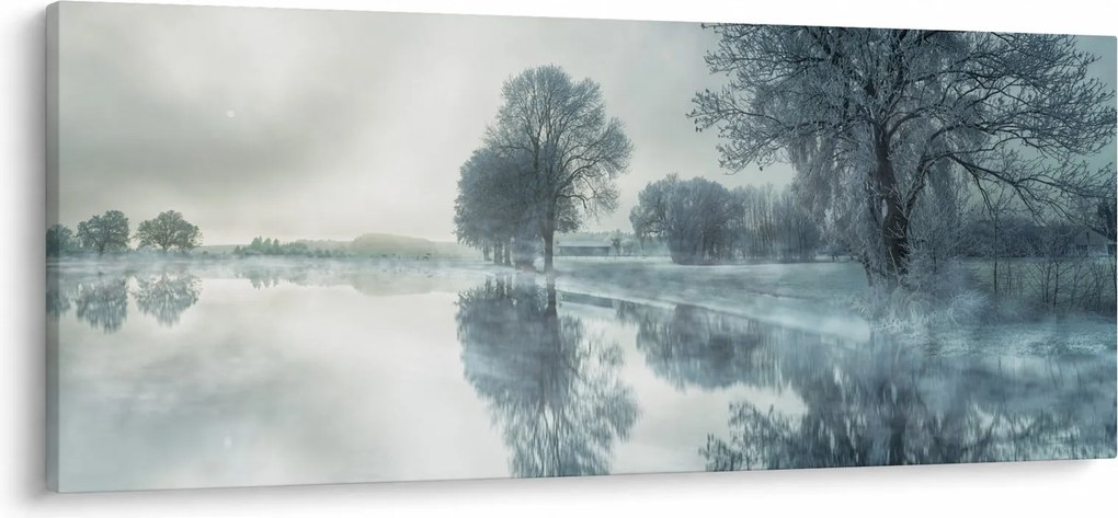 Tablou cu natura iarna (120x50 cm)