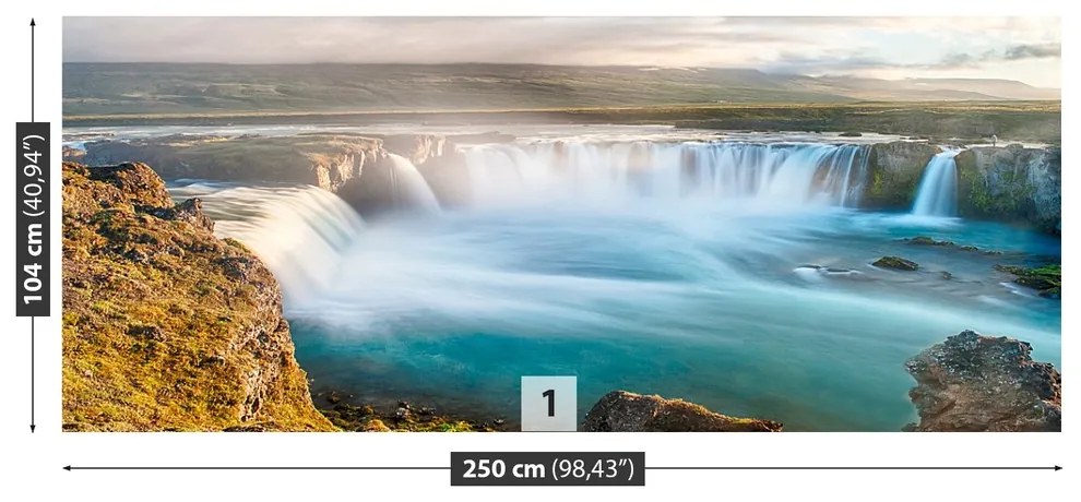 Fototapet Cascada Goðafoss