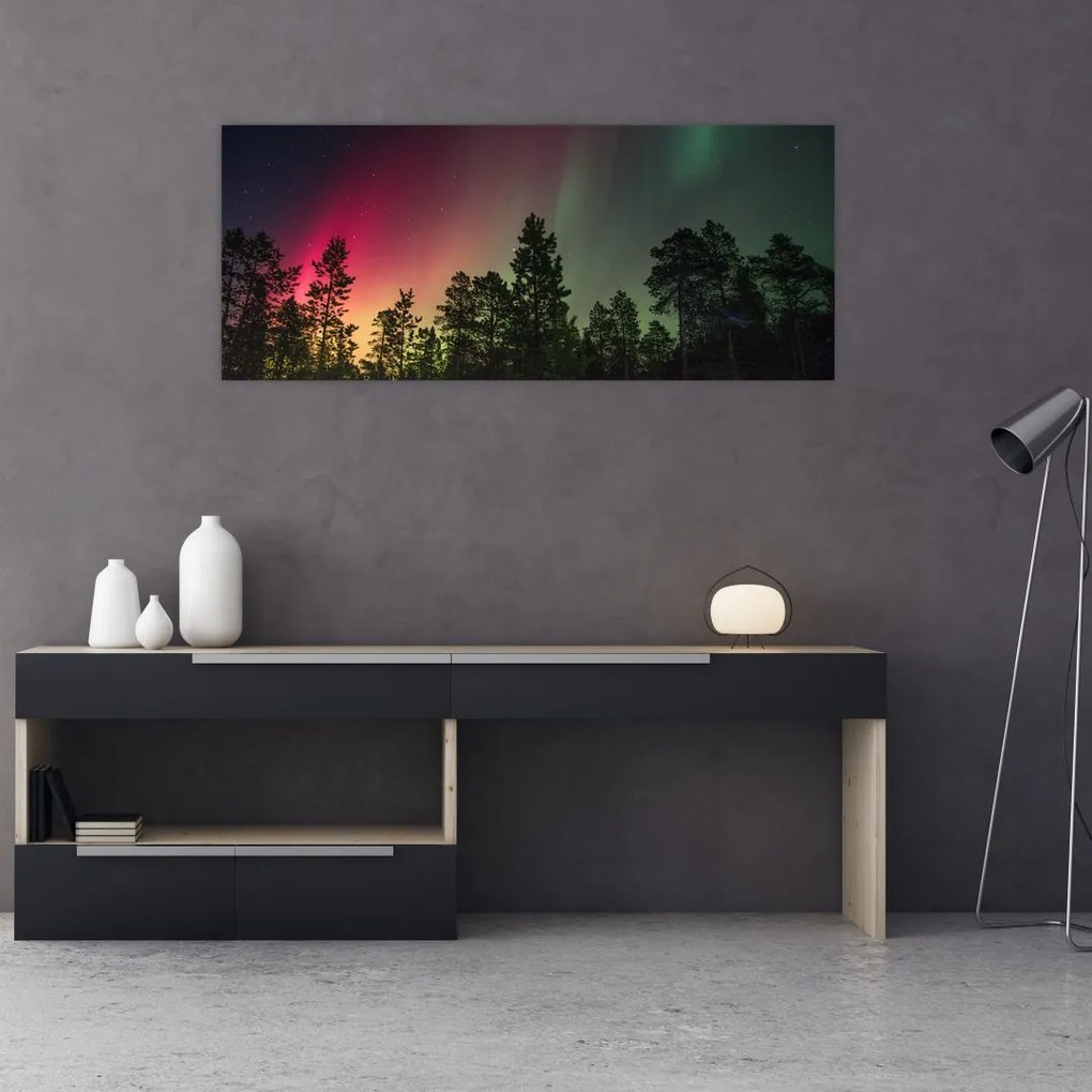 Tablou cu Northern Lights (120x50 cm)