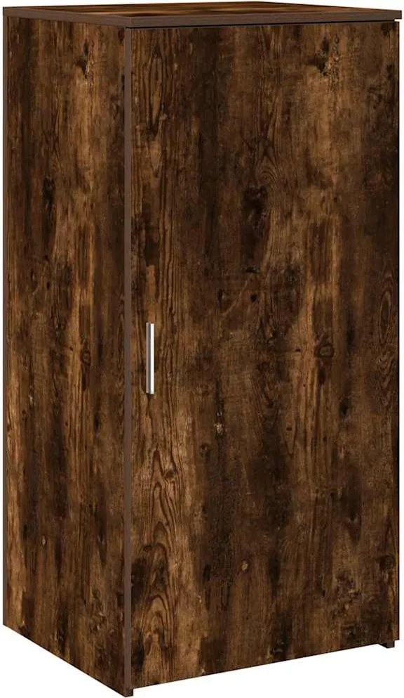 vidaXL Dulap depozitare stejar fumuriu 50x45x103,5 cm lemn prelucrat