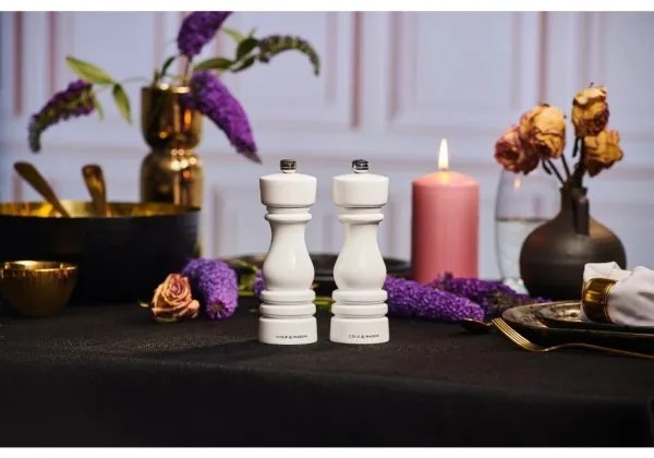 Set de râșnițe pentru sare și piper Cole&Mason LONDON 2 buc. 18 cm fag/alb