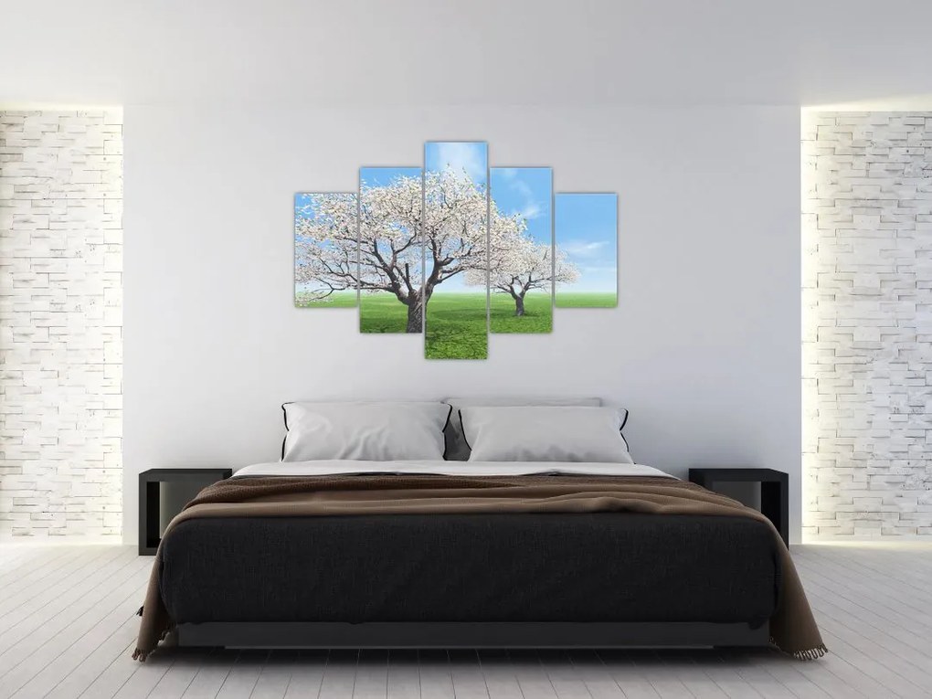 Tablou cu copaci (150x105 cm)
