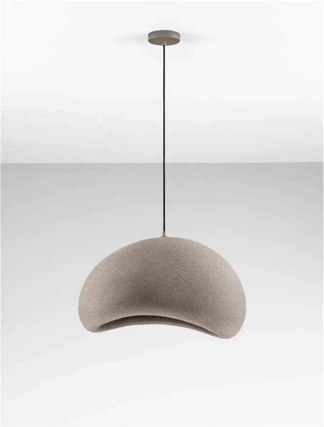 Lustra suspendata design modern, Stone Brown, AERE, L 60cm
