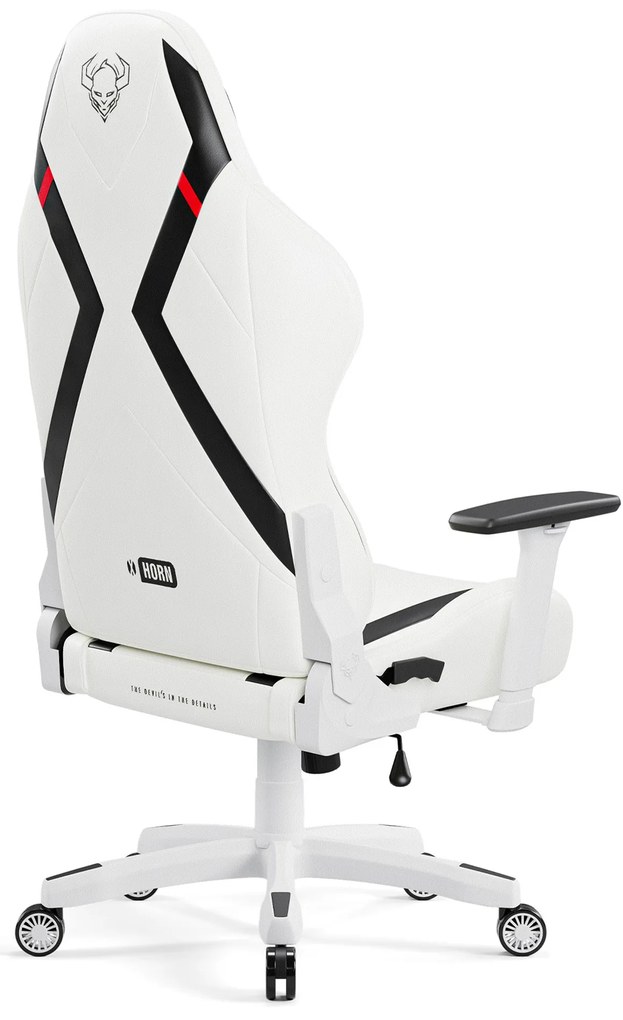 Scaun gaming Diablo X-Horn 2.0 King Size: alb-negru