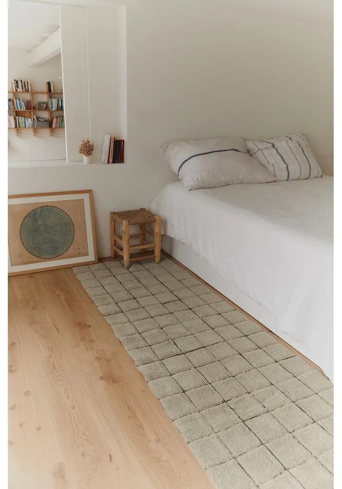 Covor bej țesut manual din lână 230x300 cm Mosaic Sandstone – Lorena Canals