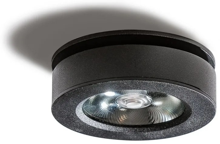 Spot LED incastrat directionabil de tavan/plafon IP54 FRIDA 7W 4000K negru