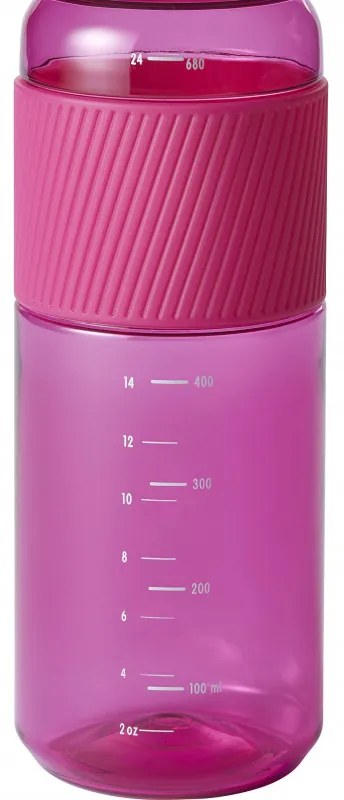 Sticla pentru apa Zwilling 1024180, 680 ml, Tritan, Rezistenta la impact si varsare, Filtru fructe, Fara BPA, Roz
