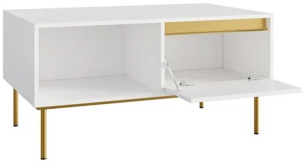 Măsuță de cafea Gelean (Alb + auriu) . 1103712