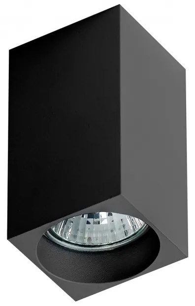 Spot aplicat tavan/plafon stil modern MINI SQUARE negru