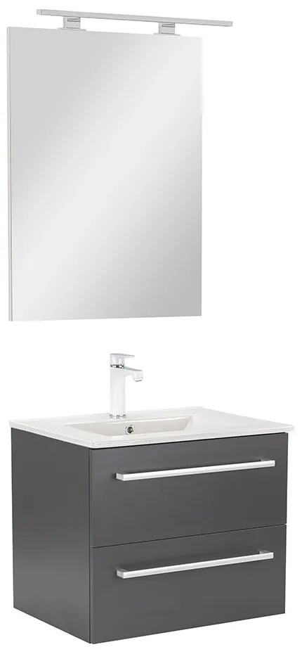 Mobilier complet de baie Vario Clam 60 antracit-antracit