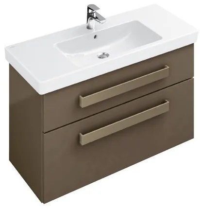 Lavoar suspendat, Villeroy&amp;Boch Subway 2.0, 100x47cm, fara preaplin, Alb Alpin, 7175A101