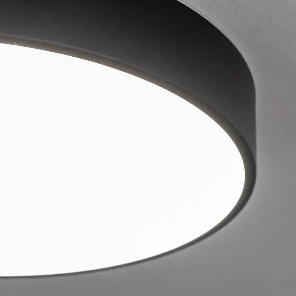 Brilagi - Plafonieră LED pentru baie POOL, 36W/230V, Ø 40 cm, IP54, neagră