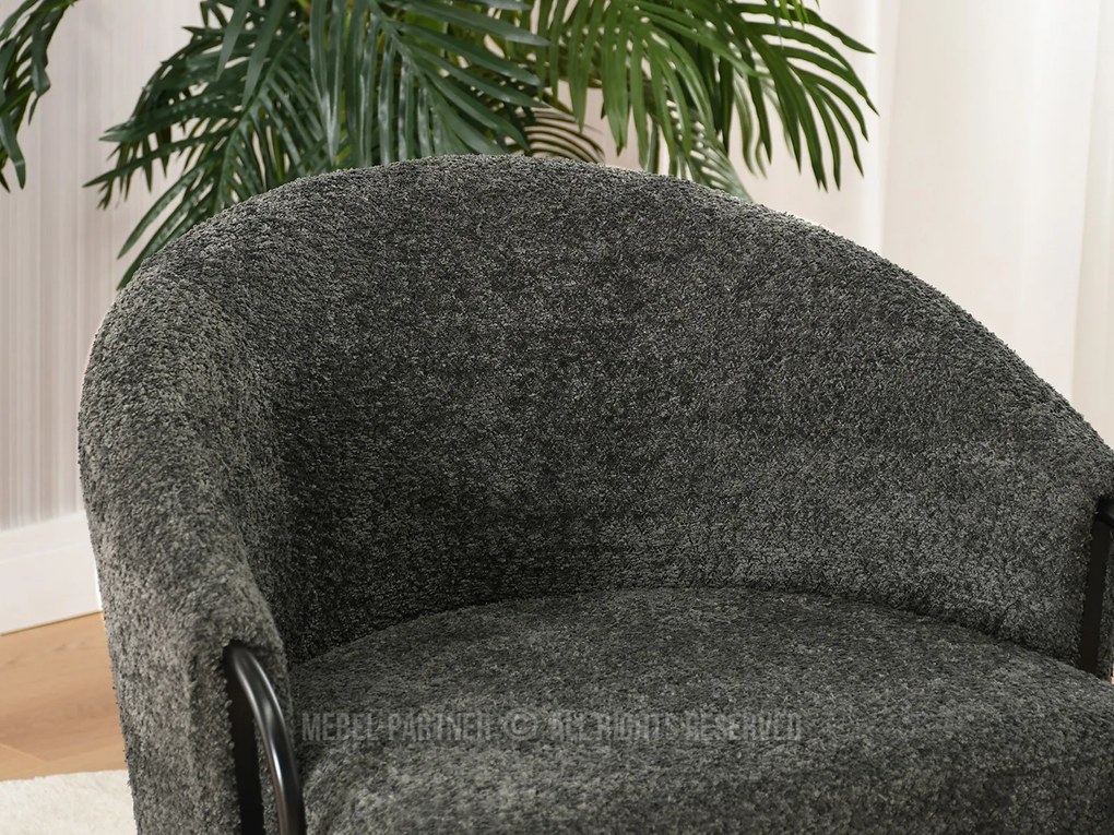 Fotoliu Carma F (grafit + negru). Promo -17%. 1109981