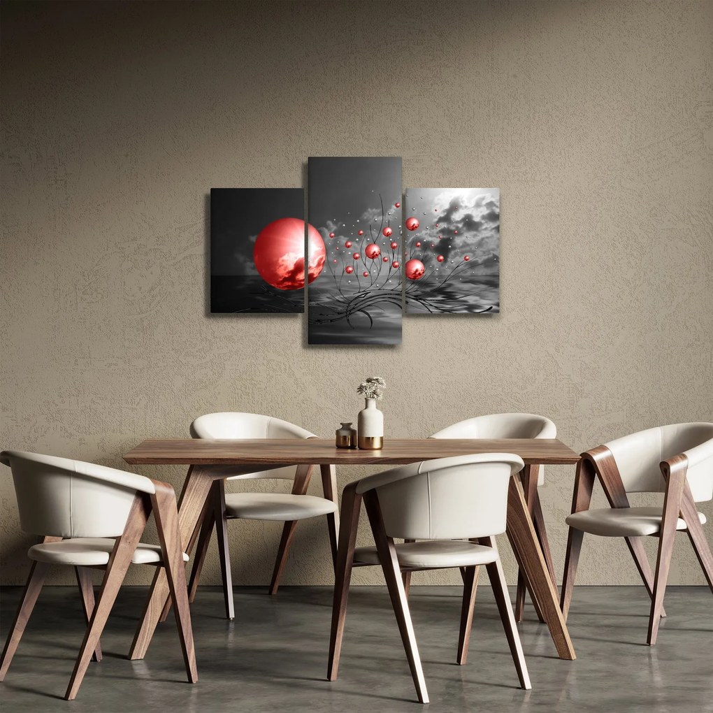 Tabloul bilelor roșii (90x60 cm)