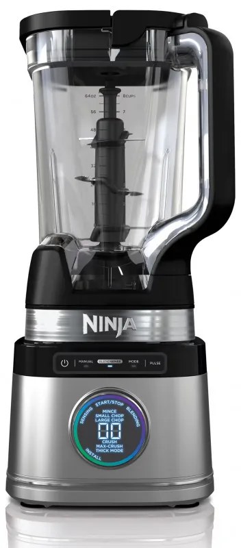 Blender Ninja Detect Pro TB201EU, 1200W, 2,1 L, 14 viteze, Timer, Afisaj cu LED, Fara BPA, Negru/Gri