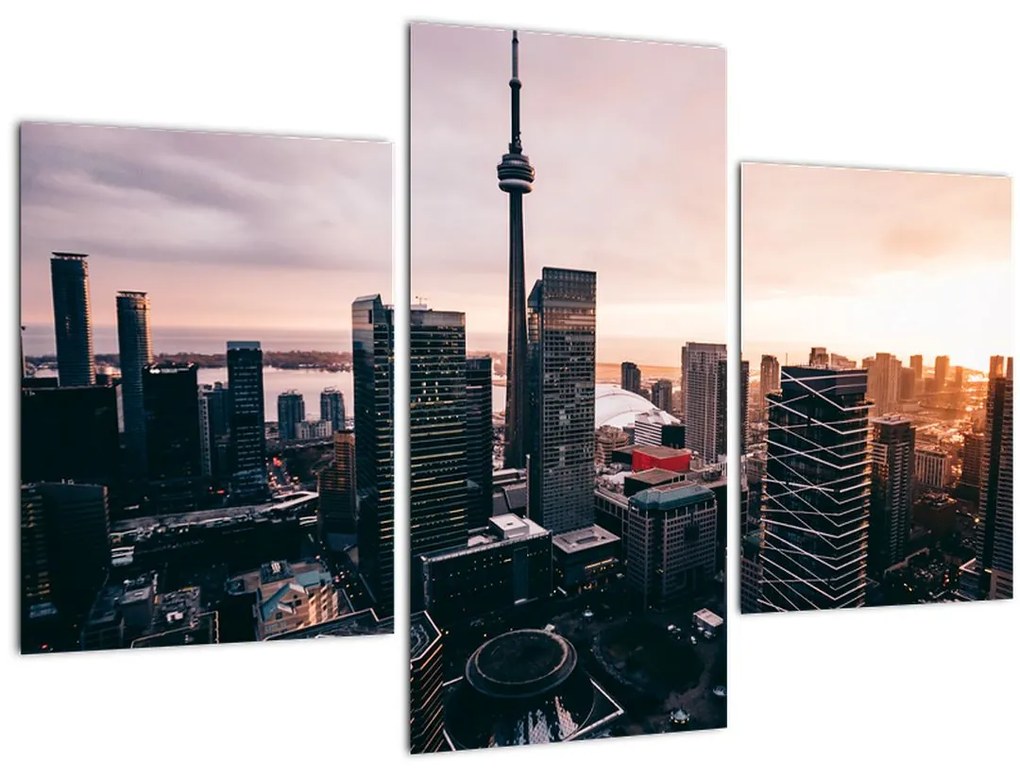 Tablou - Cntru orașului (90x60 cm)