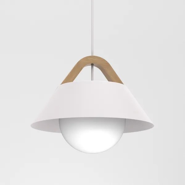 Lustră pe cablu FUNDA 1xE27/15W/230V crem