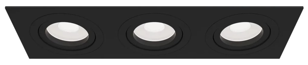 Corp incastrabil cu 3 spoturi directionabile Atom negru MY-DL024-2-03B