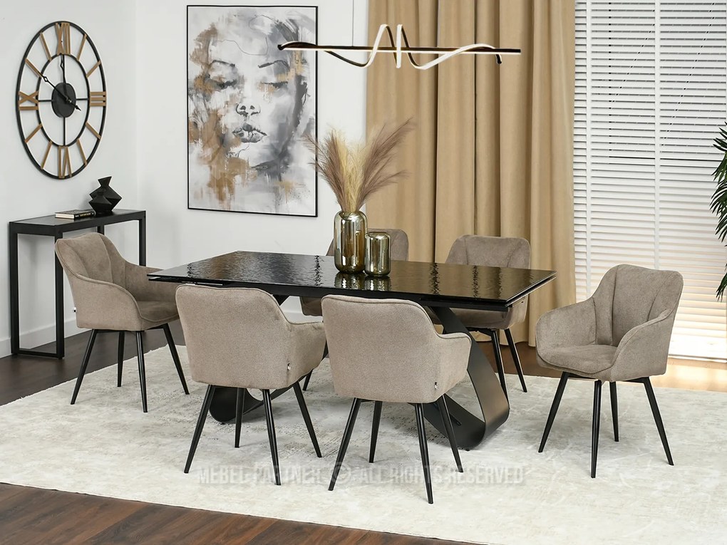 Scaun Bonita (bej + auriu). 1110955