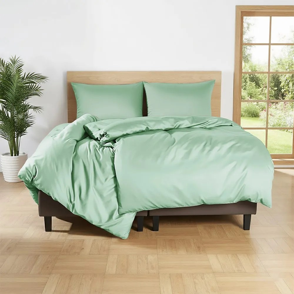 Lenjerie de pat din bumbac satinat