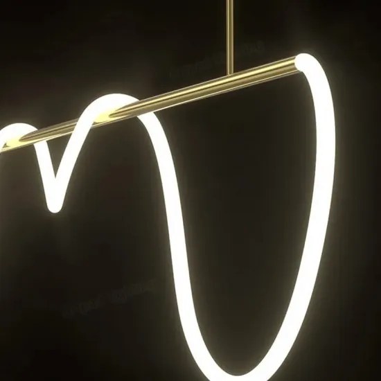 Lustra Led Elit's Neonflex , 1.5M Gold