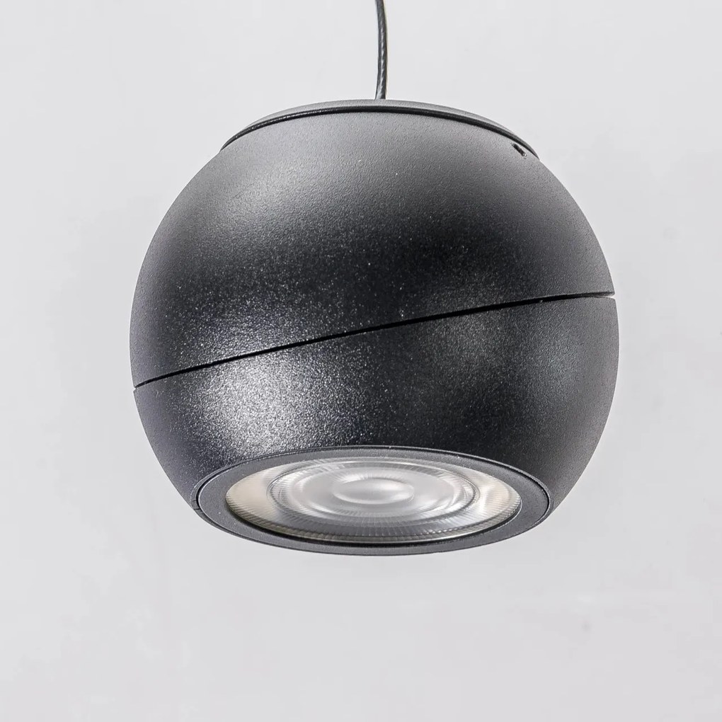 Pendul modern minimalist cu Spot LED directionabil SKYE negru