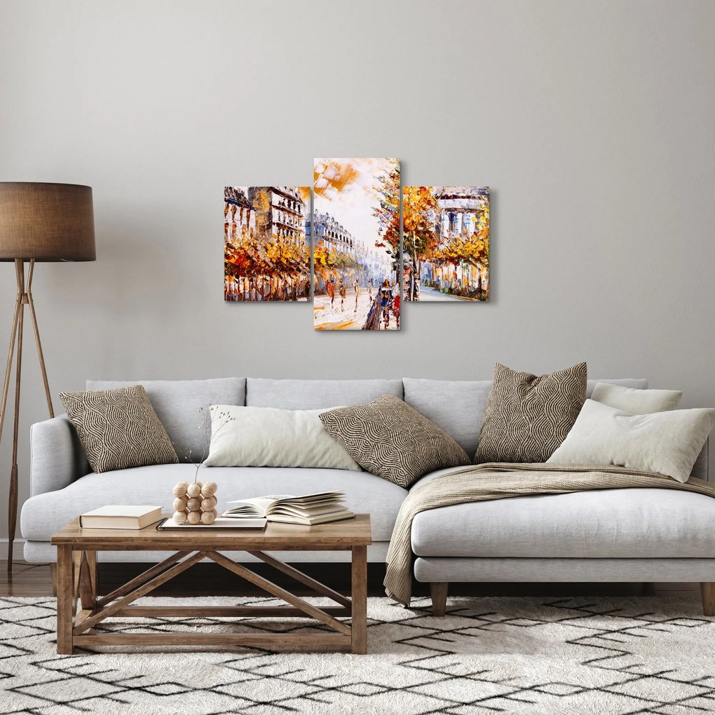 Tablou - Strada din Paris (90x60 cm)