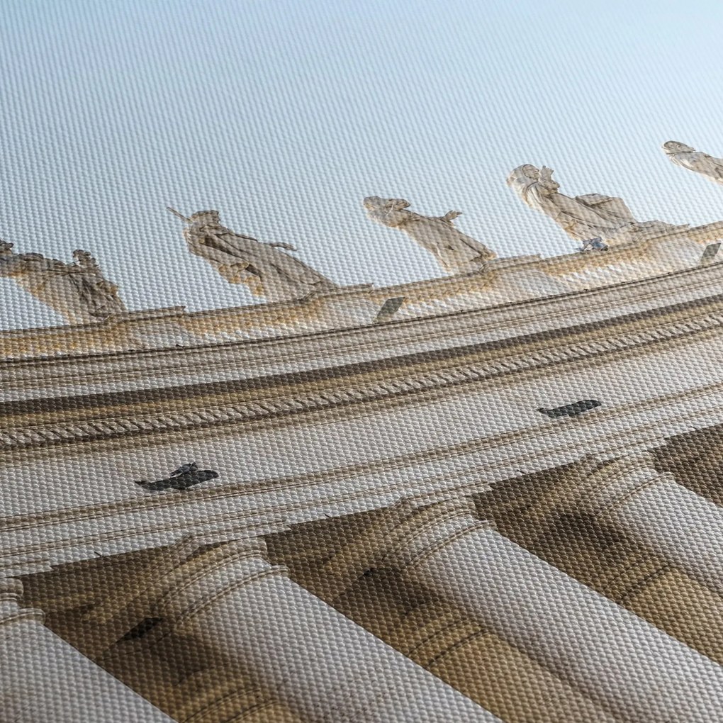Tablou - Vatican (cu ceas) (90x30 cm)