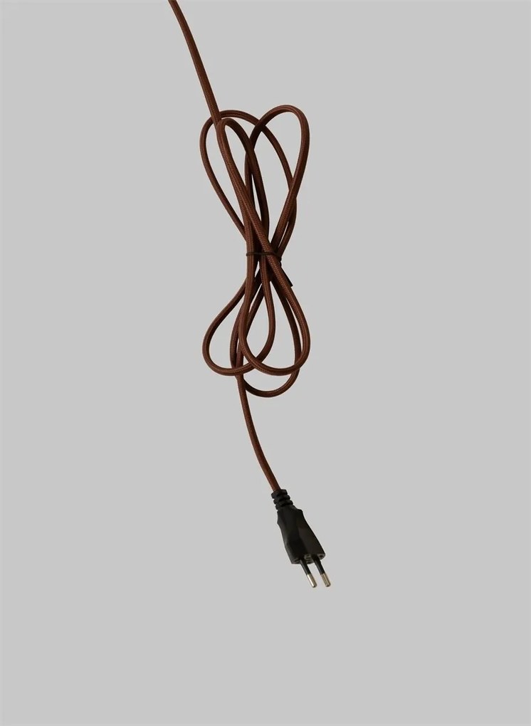 Lampadar cu 4 globuri sticla si metal visiniu Copenhagen
