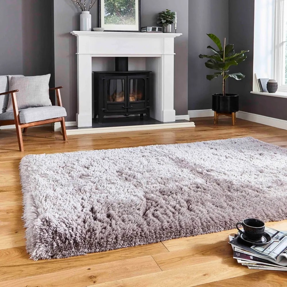 Covor Think Rugs Polar,120 x 170 cm, gri deschis