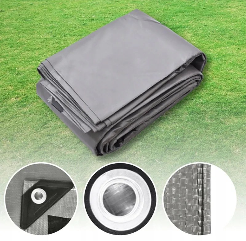 Prelată argintie impermeabilă 10m x 20m