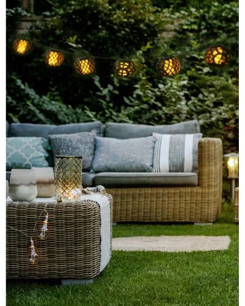 Lanț LED solar 3,8m 8xLED/1,2V