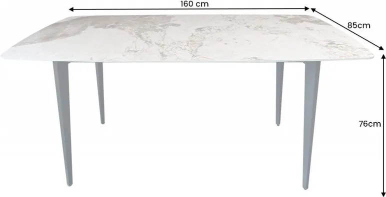 Masa dining design modern Milano 160x85cm