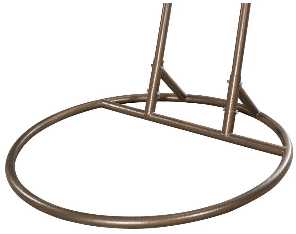 Fotoliu dublu suspendat Deber (cupru + maro + crem) . 1116293